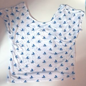 Open Back Sailboat Tee